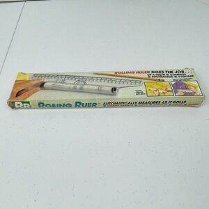 Vtg Rolling Ruler All Purpose 5 in 1 for Artist Students Drafting As Seen on TV